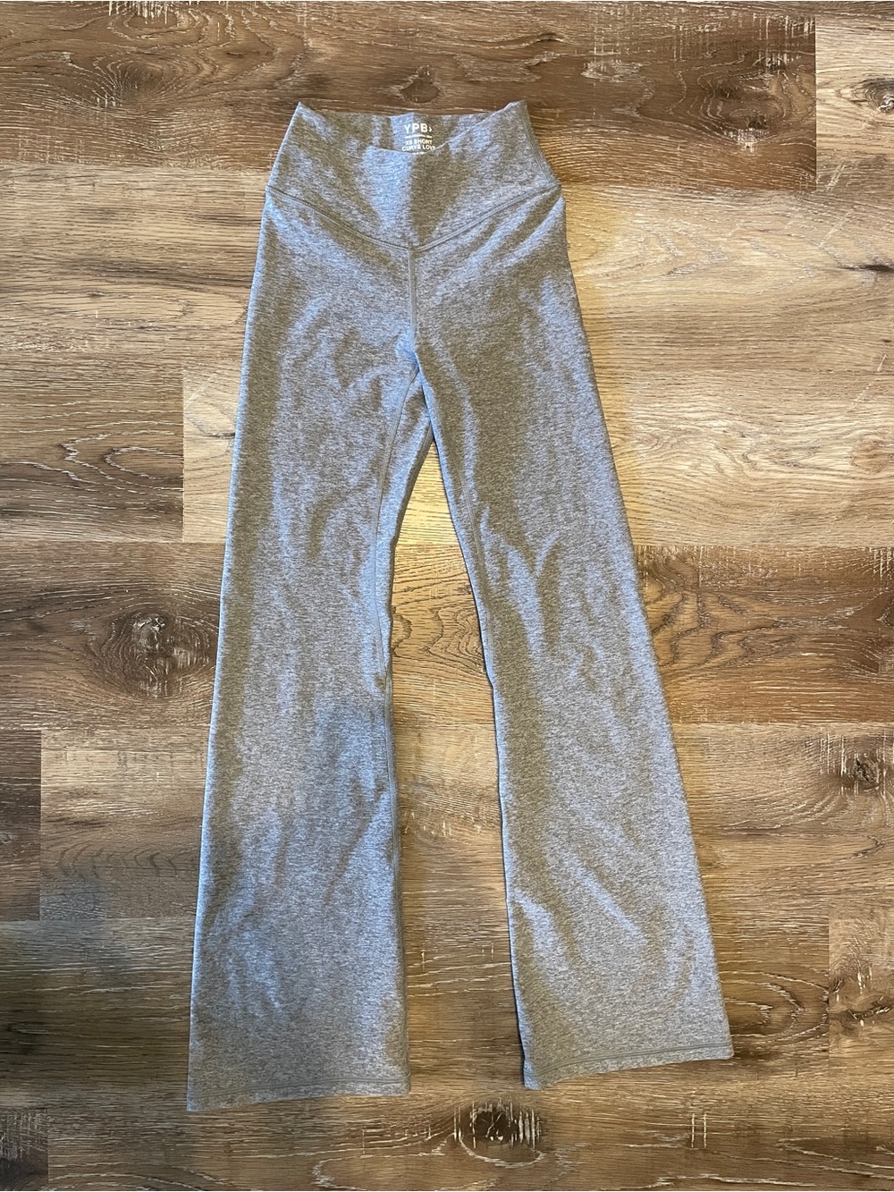 Abercrombie & Fitch Heather Gray Flare Leggings